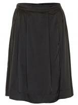 Tusnelda Bloch - Silk Sateen nederdel i black fra Tusnelda Bloch