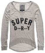 Superdry - Superdry t-shirt i grey melange fra Superdry