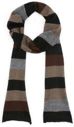 Rabens Saloner - Tammie - Invisible stripe scarf i multi fra Rabens Saloner