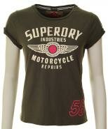Superdry - motorcycle t-shirt i acid black fra Superdry