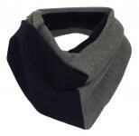 Designers Remix - frontscarf halstørklæde i grey black fra Designers Remix