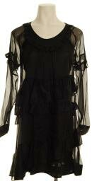 Tusnelda Bloch - exclusive silk dress black