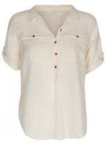 Rabens Saloner - Gulla - Safari shirt i Natural fra Rabens Saloner