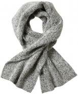 Whiite - nathja scarf grey melange