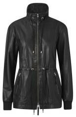 Mads Nørgaard - Delicate Leather Jolie jacket i black fra Mads Nørgaard