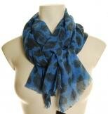 Mille Rostock - lily scarf blue