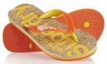 Superdry - Superdry flip-flop i cork orange fra Superdry