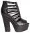 Black Secret - fiddana strap shoe i black fra Black Secret