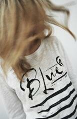 Blue Sportswear - Sahra tee i milk white fra Blue Sportswear